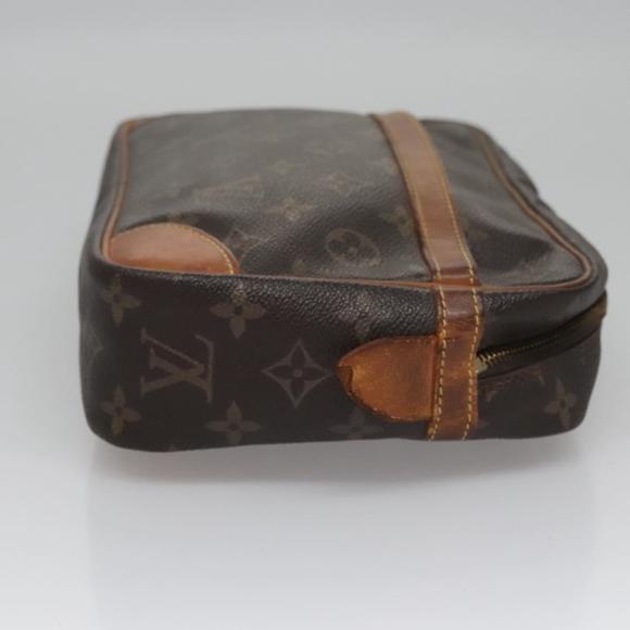 LOUIS VUITTON Monogram Compiegne 28 Clutch Bag M51845 LV Auth BA282 - Picture 4 of 16
